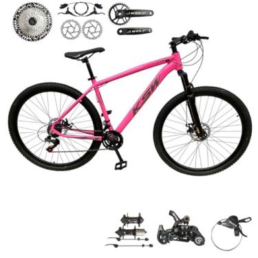 Imagem de Bicicleta Aro 29 Ksw Xlt 12 Velocidades Freio Hidraulico (ROSA/PRATA, 15)