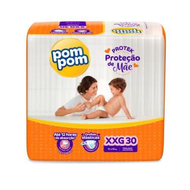 Imagem de Fralda Pom Pom Derma Protek Mega XXG com 30un