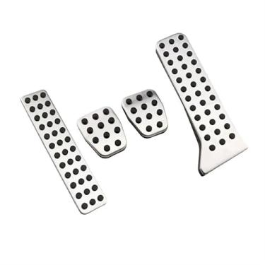 Imagem de EFDNK-HB Capas de pedal de freio de acelerador de carro universal antiderrapante pedais para acessórios automotivos protetores de pedal de veículo (MT com descanso pequeno)