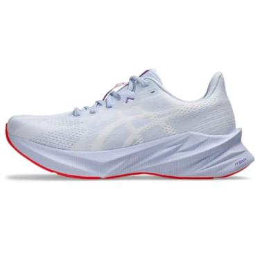Imagem de ASICS Tênis de corrida feminino DYNABLAST 5, Azul desbotado/branco, 34