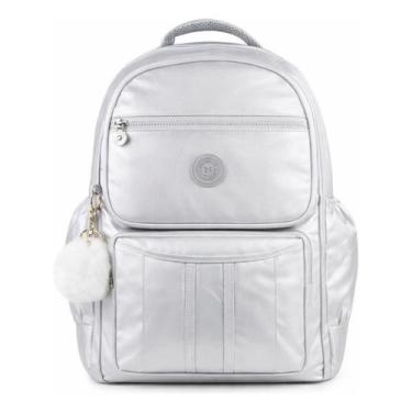 Imagem de Mochila Feminina Grande Escolar Casual Resistente com Vários Compartim