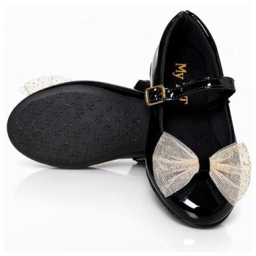 Imagem de Sapatilha Infantil Menina Sapato Social Festa Laço Organza - My ToT, P