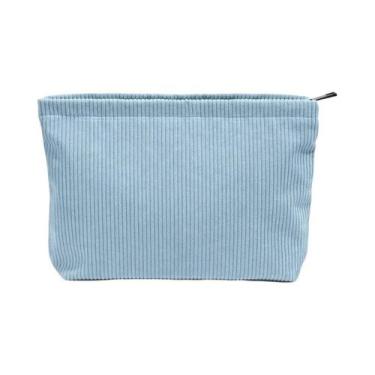 Imagem de Bolsa De Maquiagem De Corduroy De Grande Capacidade Para Mulheres, Org