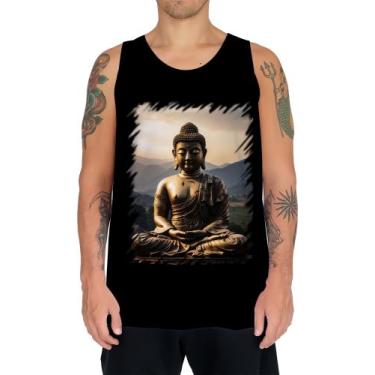 Imagem de Camiseta Regata Estátua de Buda Iluminado Religião 16 - Kasubeck Store