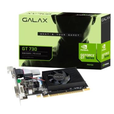 Imagem de Placa de Vídeo GeForce GT 730 4GB GDDR3 128bits - Galax 73GQF8HX00HD