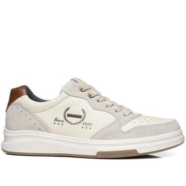 Imagem de Tênis Casual Pegada Masculino em Couro Milk 112304-01-Masculino