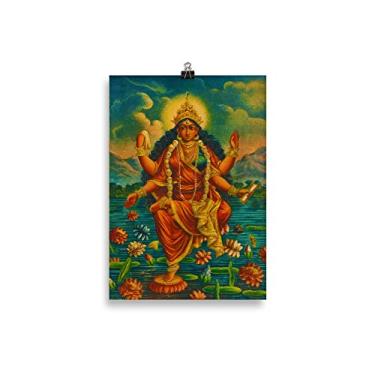 Imagem de Pôster de papel fosco aprimorado Rubino Yoga Zen Goddess (cm)