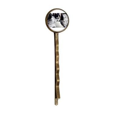 Imagem de Chapéu de cabelo de metal retrô de pinguim animal selvagem com organismo terrestre