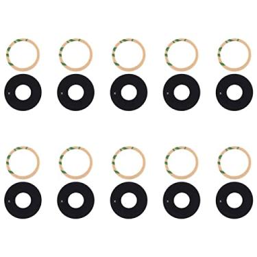 Imagem de HONGYAN Peças de substituição de telefone celular 10 PCs Tampa da lente da câmera traseira e adesivo para xiaomi mi mix2 Acessórios telefônicos