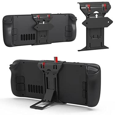Imagem de Suporte de montagem em parede de mesa de dupla finalidade para Steam Deck, suporte de mesa portátil com slot para cartão de memória SD