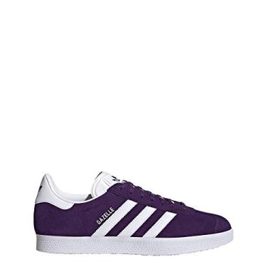 Imagem de adidas Originals Gazelle T nis masculino, Roxo intenso/branco nuvem/branco nuvem, 9