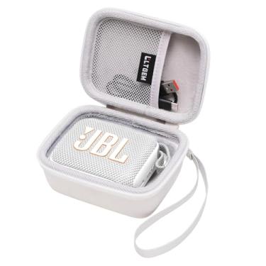 Imagem de LTGEM Capa compatível com Go 4 e Go 3 e Go 3 Eco alto-falante impermeável ultra-portátil, branca