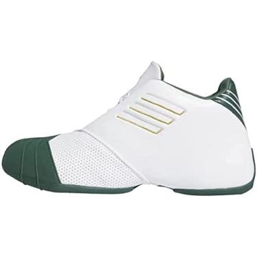 Imagem de adidas Tênis de basquete feminino T-mac 1, Branco, 9.5