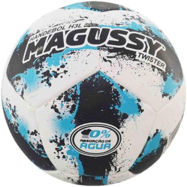 Imagem de Bola Magussy Twister Handebol H3L, Único, Branco