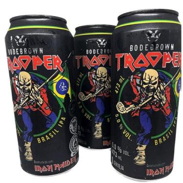Imagem de Kit 3 Cervejas Iron Maiden Trooper Ipa Cacau Manga Chocolate branco Bo