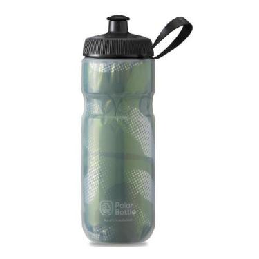 Imagem de Garrafa Isotérmica Polar Bottle Sport Contender Verde Oliva e Prata 59