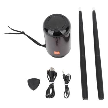 Imagem de Conjunto de Tambor de Ar Elétrico Portátil, Baquetas Com Sensor de Movimento 3D e Pedais para Diversão Em Ambientes Internos e Externos