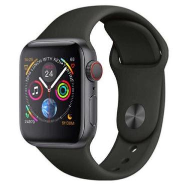 Imagem de Smartwatch W34S Relógio Inteligente Preto Android iOS Bracelete Watch 
