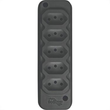 Imagem de Tomada Barra Techna D Quint 2P+T 10A Preto