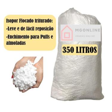 Imagem de Isopor TRITURADO Flocado para construção civil 350 litros - Mgonline