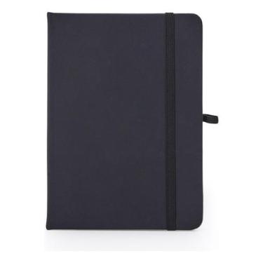 Imagem de Caderneta Tipo Moleskine 17x13 Capa Emborrachada Com Pauta - Serv Colo