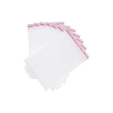 Imagem de Saquinho Plástico Transparente 9X9cm - 200 unidades - Genérico