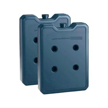 Imagem de Kit C/ 2 Unid Placa Gelo-x Gel Reutilizável 500ml 17x10x3,5cm - Clio G