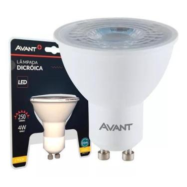 Imagem de Lampada Super Led Dicroica Mr16 Quente 2700k 4w Bivolt - AVANT