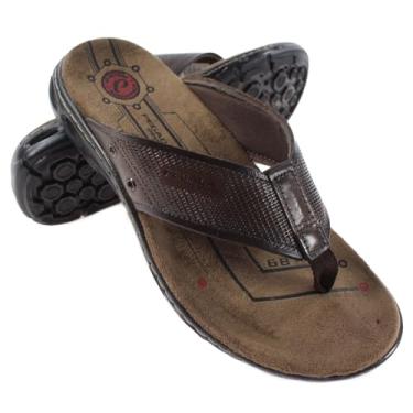 Imagem de Chinelo Masculino Pegada 130684 (Anilina Cravo, BR, Adulto, Numérico, 39)