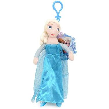 Imagem de Bolsa de moedas de pelúcia Frozen de 15 cm - Elsa, Azul