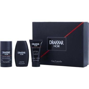 Imagem de Perfume Masculino Guy Laroche Drakkar Noir Edt Spray 50 ml&intense Cooling Desodorante Em Bastão 73 Gel De Banho