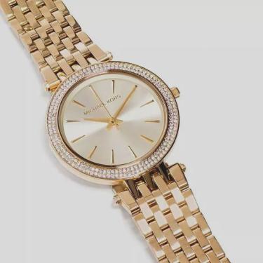 Imagem de Relógio michael kors feminino dourado strass MK3191/4DN