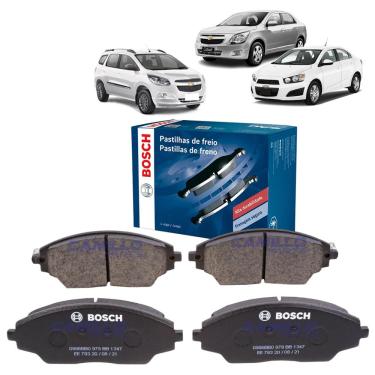 Imagem de Pastilha De Freio Dianteira Bosch Cobalt Spin 1.8 Sonic 1.6