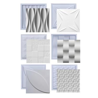 Imagem de Formas Molde Pra Gesso 3D Placa Cimentícia Fdg Abs Plástico