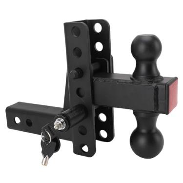 Imagem de Trailer de Serviço Pesado Ajustável Montagem Bola de 6 Polegadas Receptor de Reboque de 6 Polegadas Receptor de 2 Polegadas 12500 Libras Capacidade para Caminhões e Campistas