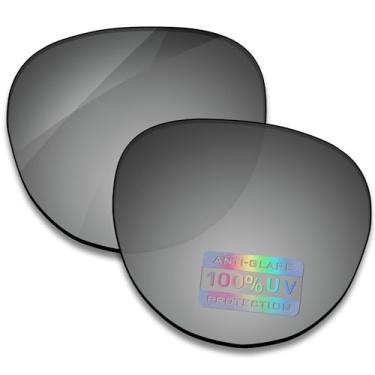 Imagem de Bowyer Lentes de reposição polarizadas para óculos de sol Ray-Ban Meta Headliner RW4009 50 mm, Espelho de titânio, RW4009 50mm