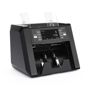 Imagem de Máquina de contador de dinheiro N30 com denominação mista, contagem de valor de várias moedas, detecção de falsificação CIS/UV/MG/IR, contador de dinheiro habilitado para impressora para empresas