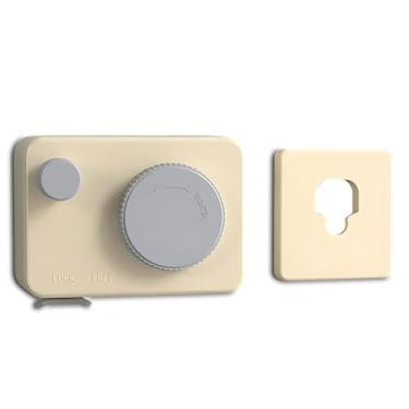 Imagem de Varal Retrátil 14ft Portátil Heavy Duty Indoor e Outdoor Linha Lavagem Corda Varal Aço Inoxidável Com Secure Lock System para Varanda Banheiro Pátios Quartos Lavanderia (Amarelo)