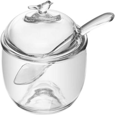 Imagem de Açucareiro 150ml Cristal Colher Tampa Bird Wolff Café Chá