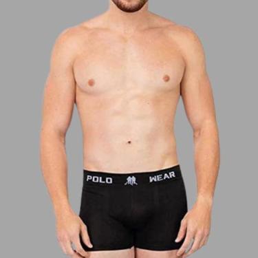 Imagem de Cueca Masculina Boxer Polo Wear, GG, Preto