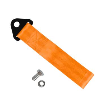 Imagem de Kit Tow Strap Fita Universal Cinta Engate Laranja Estilo BR