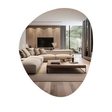 Imagem de ESPELHO ORGANICO 70X58CM C/SUPORTE