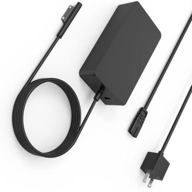 Imagem de Carregador de 65 W para Microsoft Surface Pro 11, 10, 9, 8, 7+, Surface Laptop 6-4, Surface Go Tablet, Surface Book 3,2,1 Windows Surface 7, 6, 5, 4, 3, 2, 1,1769, 1736, 1800 Cabo adaptador de fonte