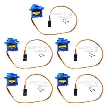 Imagem de 5 pçs/lote SG90 9G Micro Servo Motor Para Robô 6CH RC 250 450 Helicópt