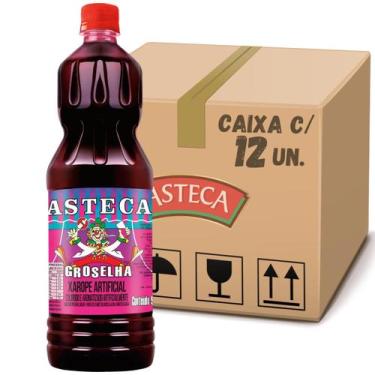 Imagem de Groselha asteca caixa com 12un de 900ml