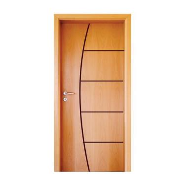 Imagem de Folha de Porta Frisada HDF Modelo 186 Mapaf, 80 cm