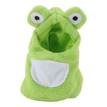 Imagem de QANYEGN Roupas de pássaros para animais de estimação, capuz de forma esponsado, fraldas de pássaros terno para papagaios africanos cinza periquito Capacatiel Capuz de pássaro capuz (L)