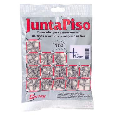 Imagem de Espaçador Juntapiso 1,5mm Cortag com 100 Unidades