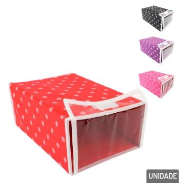 Imagem de Caixa Organizadora TNT 30x20cm BOX Dobrável - Tudo em Caixa