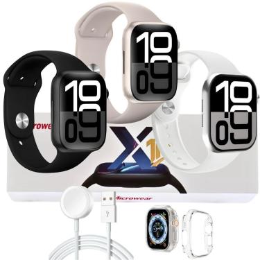 Imagem de Smartwatch Microwear S10 Lançamento Tela 47mm Android iOS Cor:;Gênero:Unissex;Tamanho:Único-Unissex